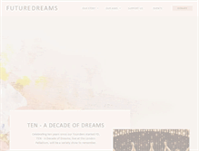 Tablet Screenshot of futuredreams.org.uk